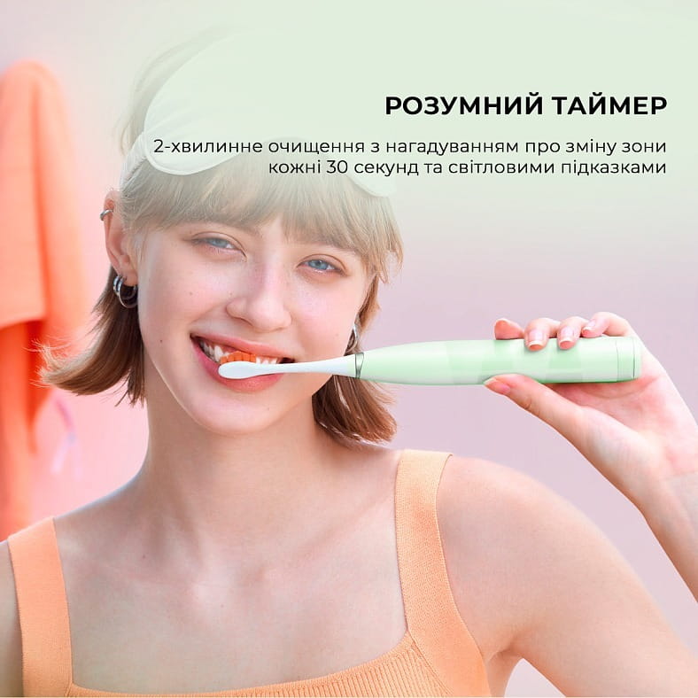 Умная зубная электрощетка Oclean Flow S Electric Toothbrush Black (6970810557343)