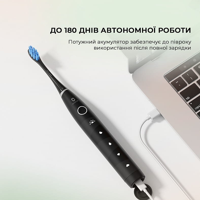 Умная зубная электрощетка Oclean Flow S Electric Toothbrush Green (6970810557336)