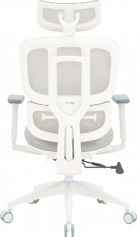 Крісло офісне Officepro Skyline OC680-W-LG-LG White/Light Gray