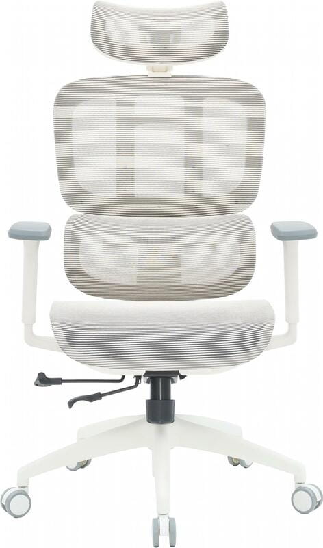 Крісло офісне Officepro Skyline OC680-W-LG-LG White/Light Gray