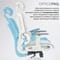 Фото - Крісло офісне Officepro Skyline OC680-W-LG-LG White/Light Gray | click.ua