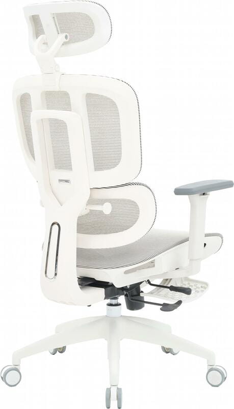 Крісло офісне Officepro Skyline Footrest OC750-W-LG-LG White/Light Gray