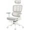 Фото - Крісло офісне Officepro Skyline Footrest OC750-W-LG-LG White/Light Gray | click.ua