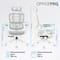 Фото - Крісло офісне Officepro Skyline Footrest OC750-W-LG-LG White/Light Gray | click.ua