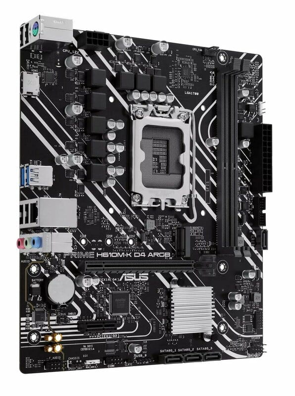 Материнская плата Asus Prime H610M-K D4 ARGB Socket 1700