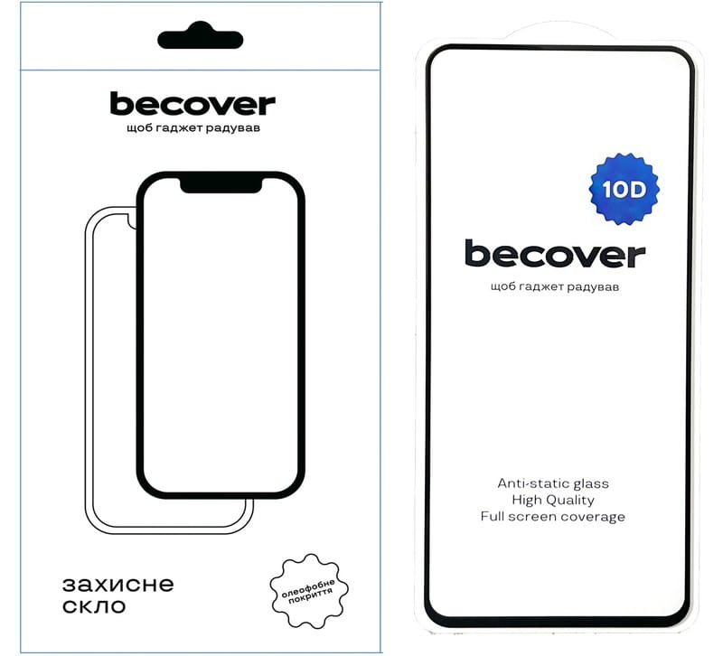 Захисне скло BeCover для Infinix Hot 40i (X6528B) 10D Black (711813)