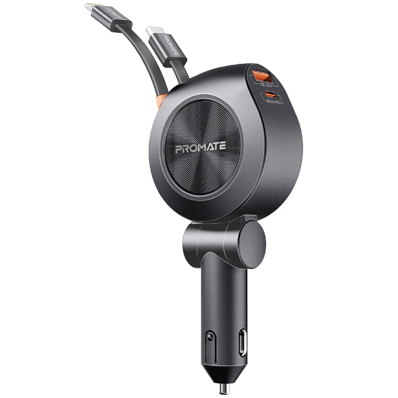 Автомобільний зарядний пристрій Promate DriveGear-R2 88W Black