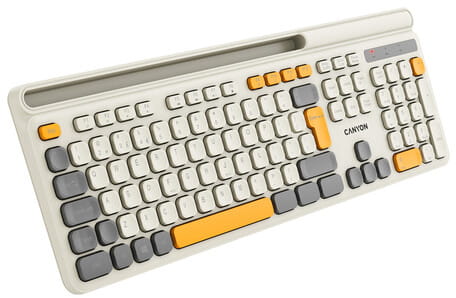Клавиатура беспроводная Canyon HKB-W03 Beige (CNS-HKBW03BG)