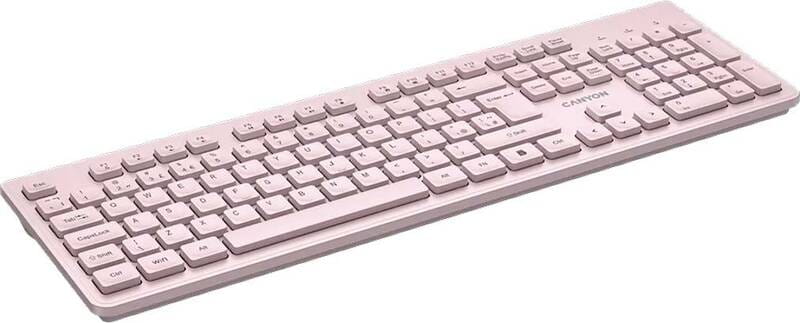 Клавиатура беспроводная Canyon HKB-W01 Beige (CNS-HKBW01BG)
