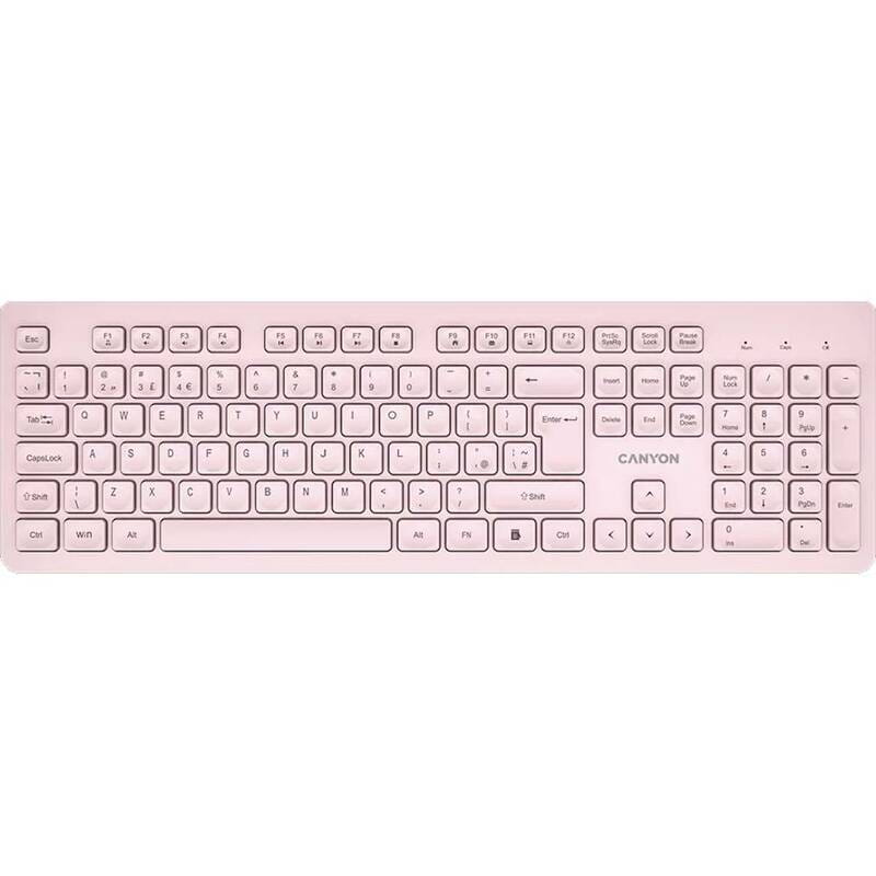 Клавиатура беспроводная Canyon HKB-W01 Beige (CNS-HKBW01BG)