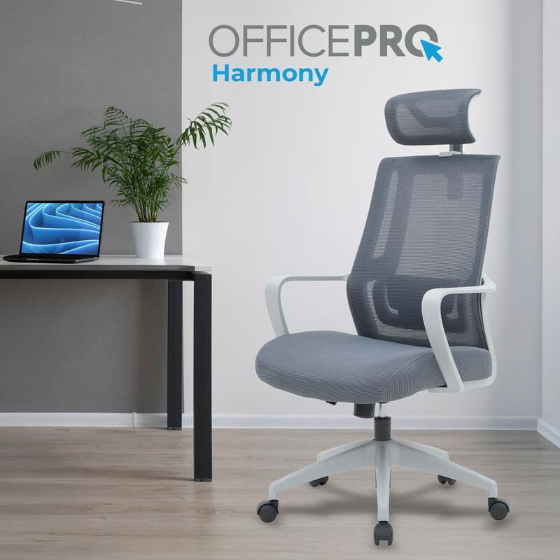 Крісло офісне OfficePro Harmony OC310-G-G-G Gray