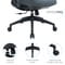 Фото - Крісло офісне OfficePro Balance OC550-B-DG-DG Black/Dark Gray | click.ua