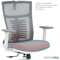 Фото - Крісло офісне OfficePro Balance OC550-W-DG-OR White/Dark Gray/Orange | click.ua