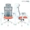Фото - Крісло офісне OfficePro Balance OC550-W-DG-OR White/Dark Gray/Orange | click.ua