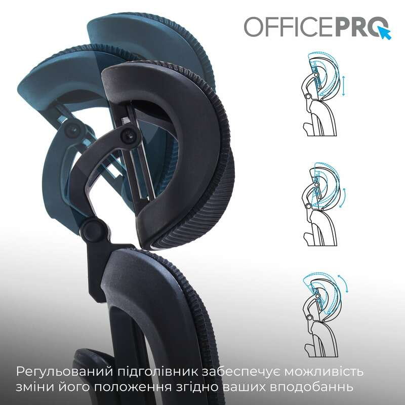 Крісло офісне OfficePro Skyline OC580-B-B-B Black