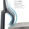 Фото - Крісло офісне OfficePro Elegant OC600-B-DG-DG Black/Dark Gray | click.ua
