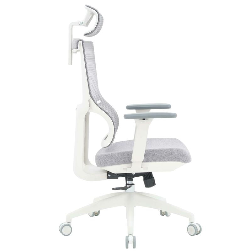 Кресло офисное OfficePro Elegant OC600-W-LG-LG White/Light Gray