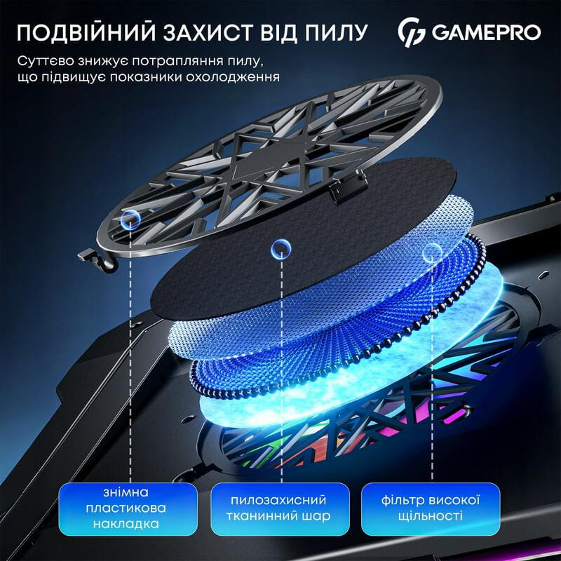 Охлаждающая подставка для ноутбука GamePro CP950