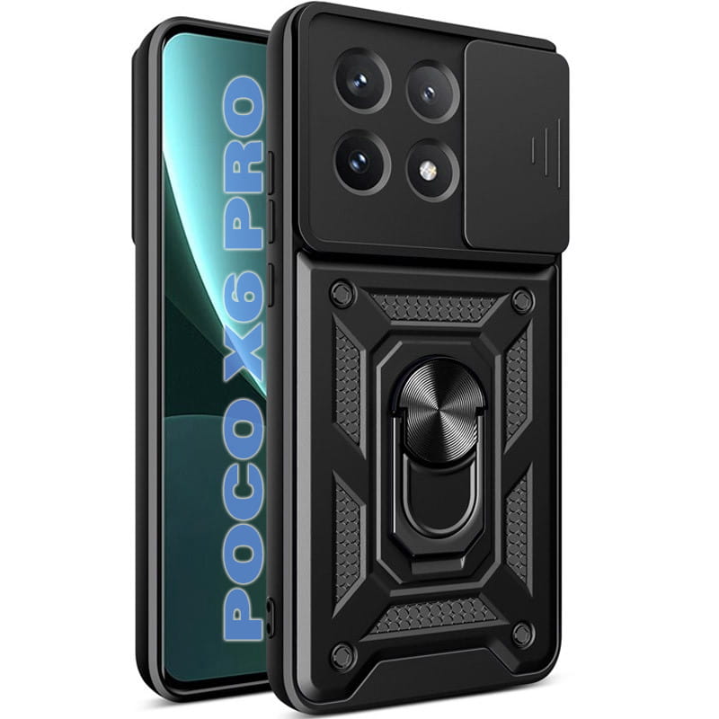 Чeхол-накладка BeCover Military для Poco X6 Pro Black (711157)