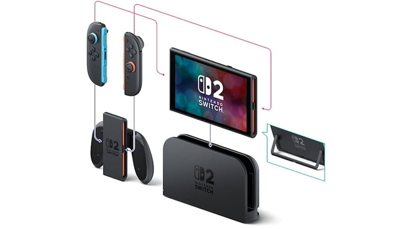 Ігрова консоль Nintendo Switch 2 Black Mario Kart World Bundle (0045496321529)