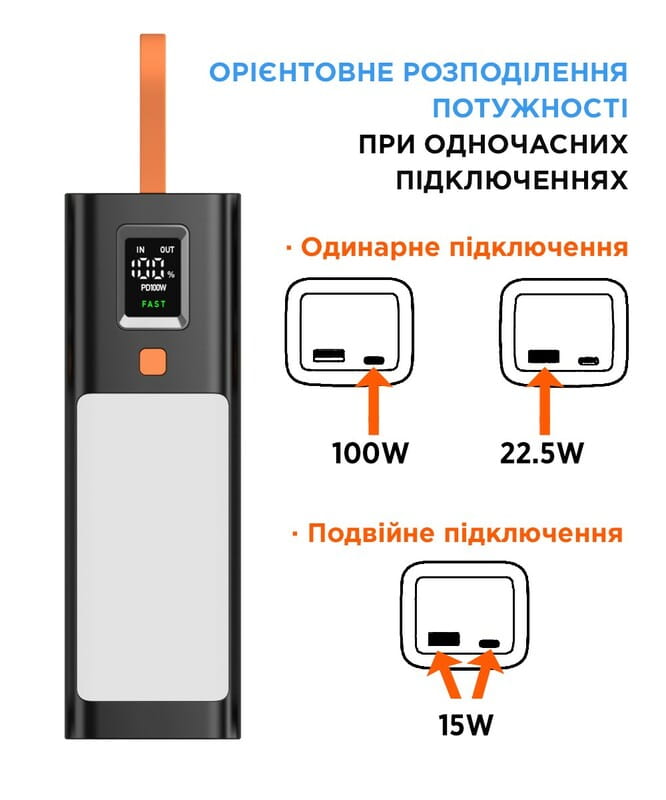 Универсальная мобильная батарея Sigma mobile X-Power SI20A9QLX 20000mAh Black (4827798877814)