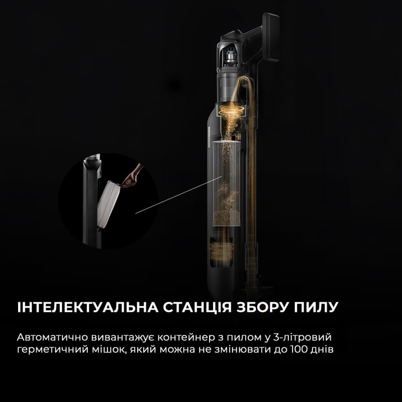 Акумуляторний миючий пилосос Dreame Z40 Station (VZV33A)