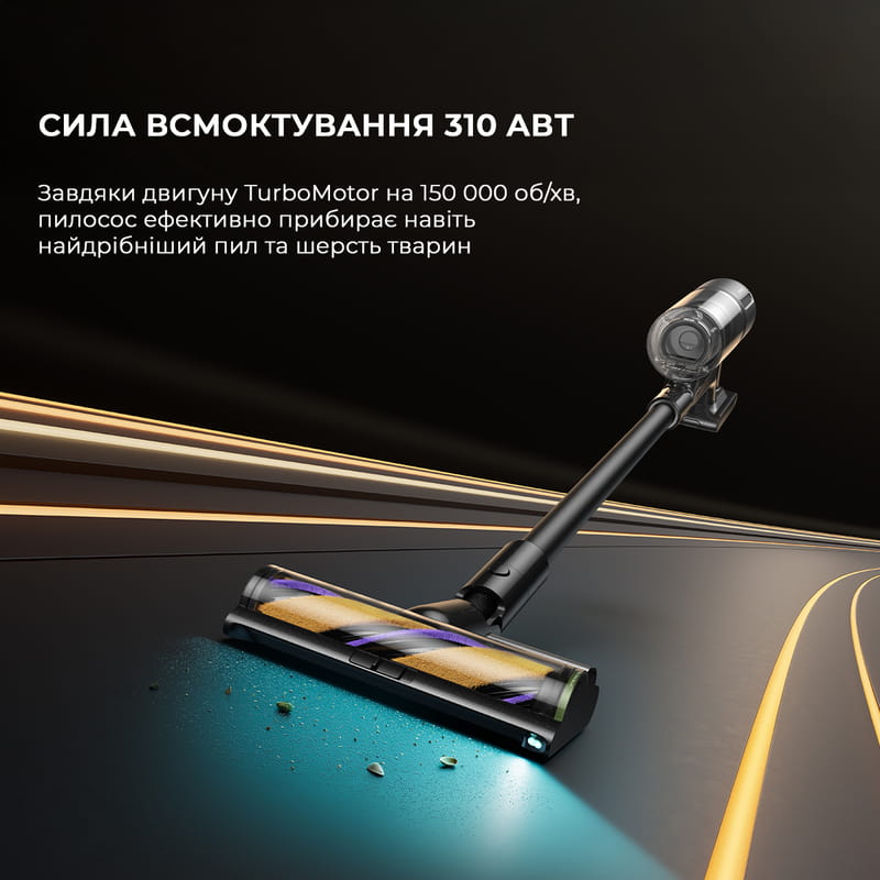 Акумуляторний миючий пилосос Dreame Z40 Station (VZV33A)