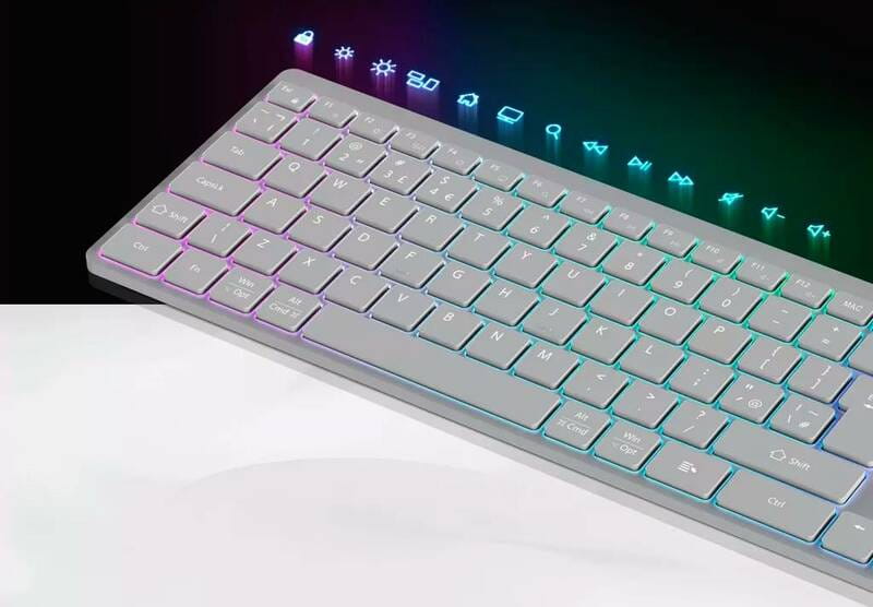 Клавиатура беспроводная Canyon HKB-W11 Grey (CNS-HBTK11G)