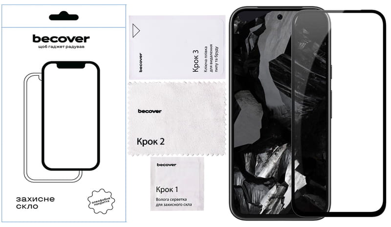 Захисне скло BeCover для Google Pixel 8a Black (711663)