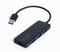 Фото - USB-хаб Gembird 4 ports Black (UHB-U3P4-03) | click.ua