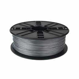 Філамент пластик Gembird для 3D-принтера 3DP-PLA 1.75 мм 1 кг, сріблястий (3DP-PLA1.75-01-S)