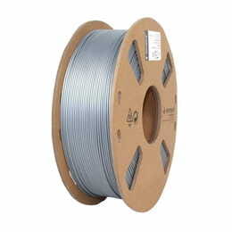 Філамент пластик Gembird для 3D-принтера 3DP-PLA 1.75 мм 1 кг, сріблястий (3DP-PLA+1.75-02-S)