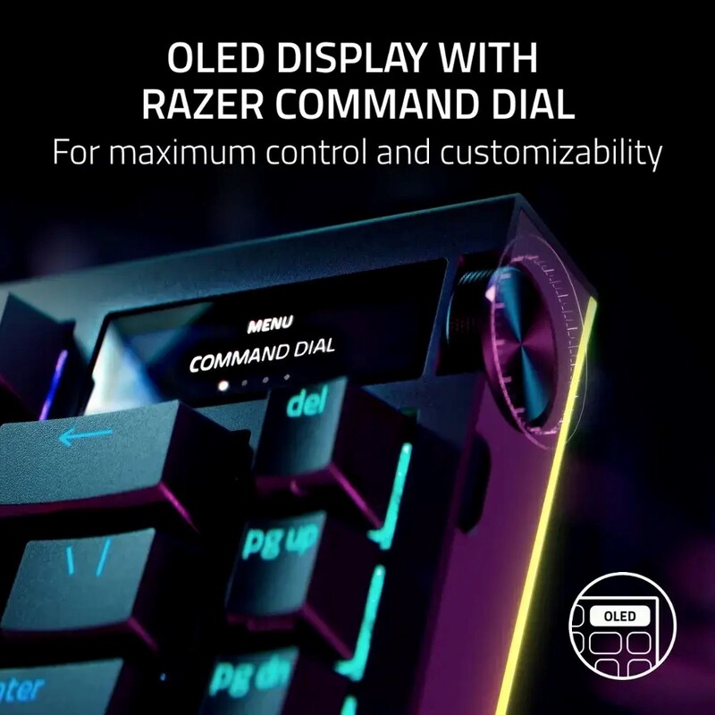 Клавиатура беспроводная Razer BlackWidow V4 Pro 75% Black (RZ03-05130300-R3E1)