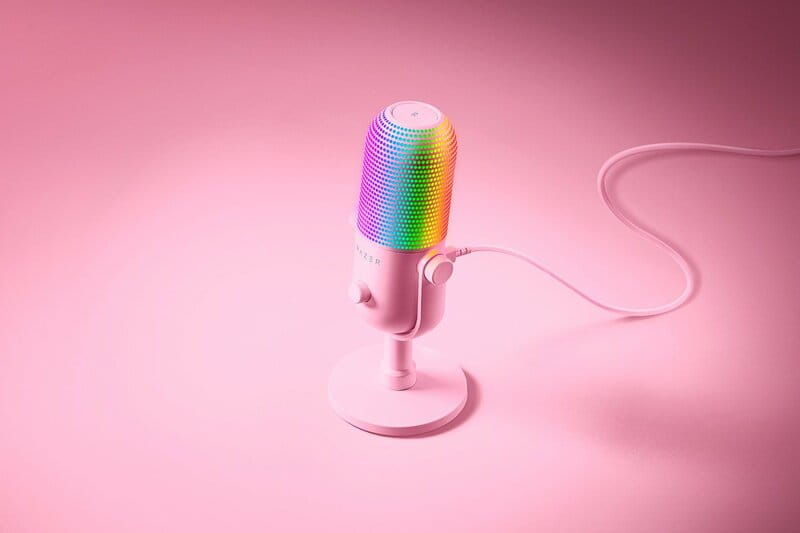 Мікрофон Razer Seiren V3 Chroma Quartz (RZ19-05060300-R3M1)