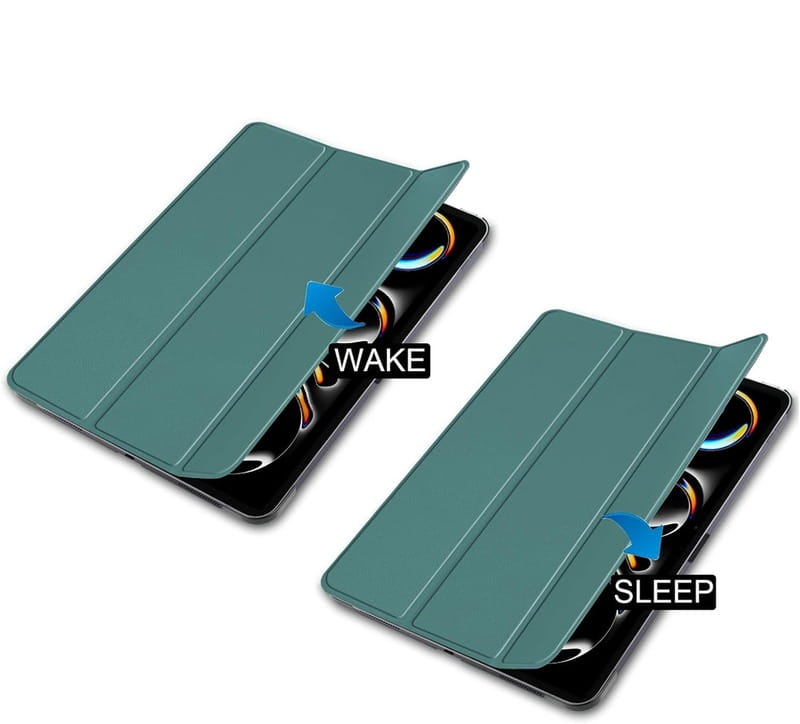 Чохол-книжка BeCover Smart Case для Apple iPad Pro 13" M4 2024 Dark Green (711645)