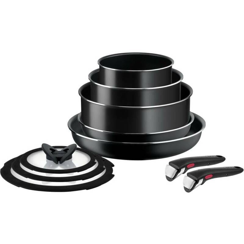 Набор посуды Tefal Ingenio Easy Cook&Clean 10 предметов (L1539053)