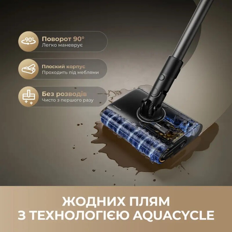 Аккумуляторный пылесос Dreame R20 Ultra AquaCycle (VRV57F)