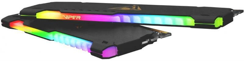 Модуль памяти DDR4 2x32GB/3200 Patriot Viper Steel RGB Black (PVSR464G320C8K)