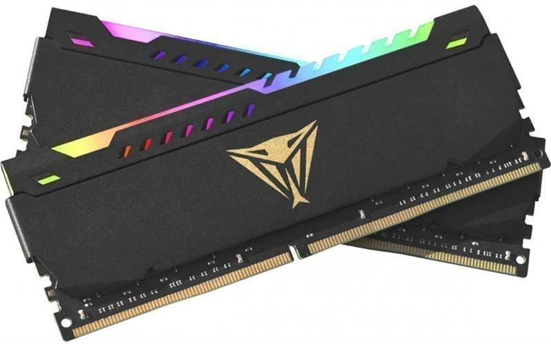 Модуль памяти DDR4 2x32GB/3200 Patriot Viper Steel RGB Black (PVSR464G320C8K)
