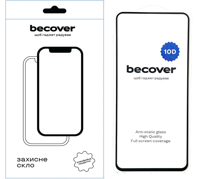 Защитное стекло BeCover для Infinix Hot 40 (X6836) 10D Black (711335)
