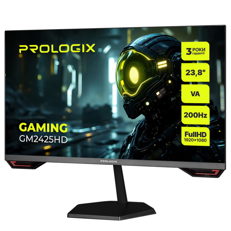 Монитор Prologix Gaming 23.8" GM2425HD VA Black 200Hz