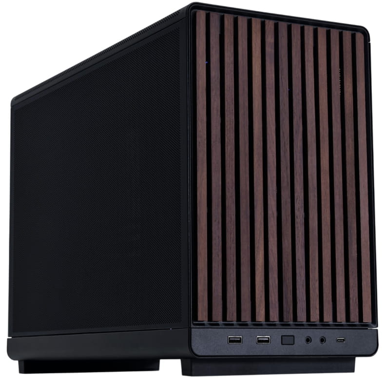 Корпус Lian Li A3-mATX Wooden Front Panel Black (G99.A3X-WD.00) без БЖ