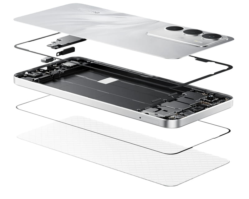 Смартфон Realme C71 6/128GB (RMX5303) White Swan