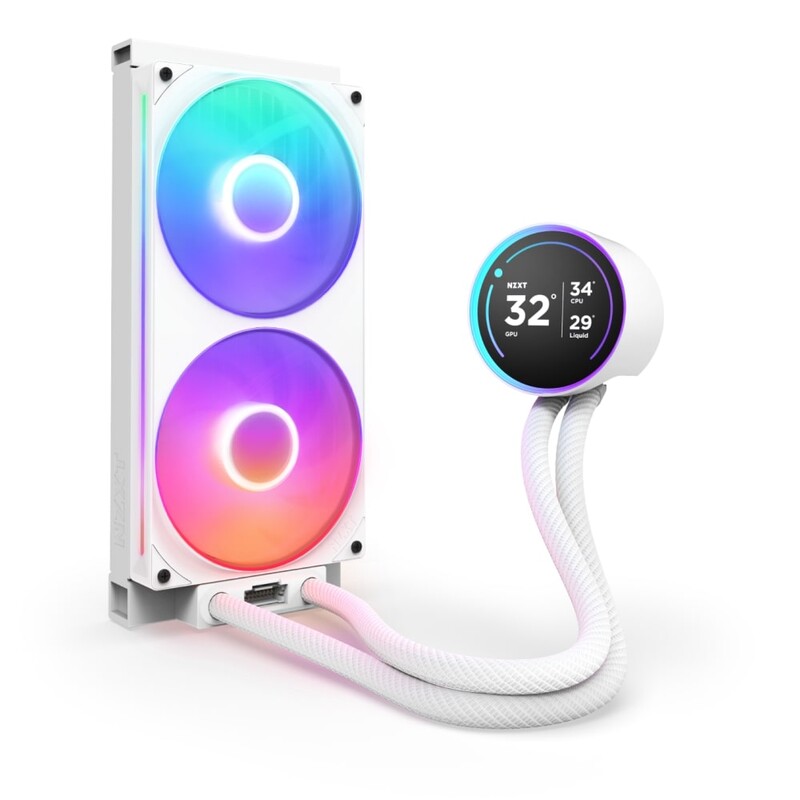 Система водяного охолодження NZXT Kraken Elite 280 RGB White (RL-KR28E-W2)