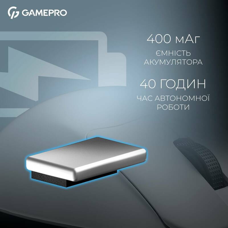Мышь беспроводная GamePro Asgard Surt White (GM017W)