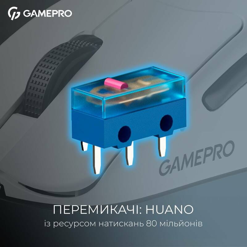 Мышь беспроводная GamePro Asgard Surt White (GM017W)