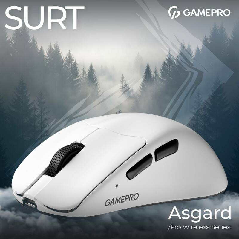 Мышь беспроводная GamePro Asgard Surt White (GM017W)