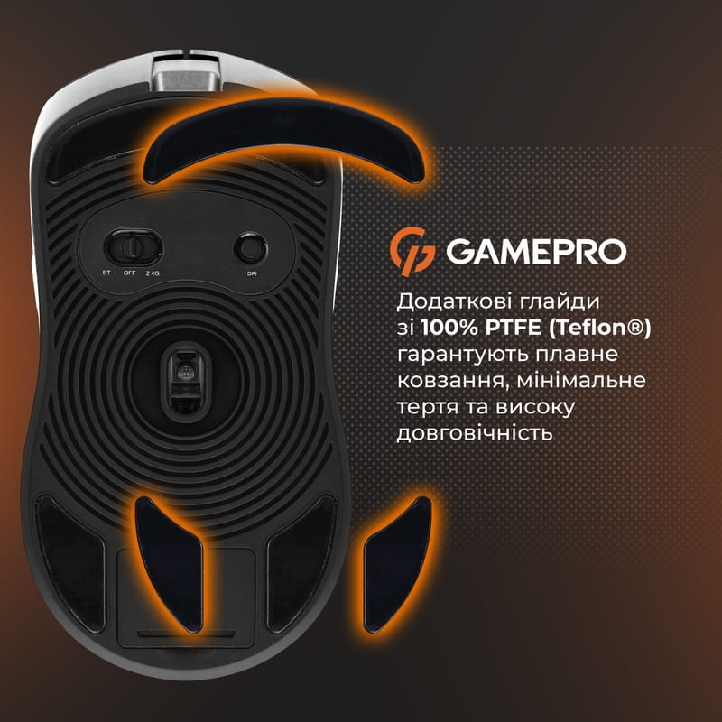 Мышь беспроводная GamePro Genesis Ranker White (GM012W)
