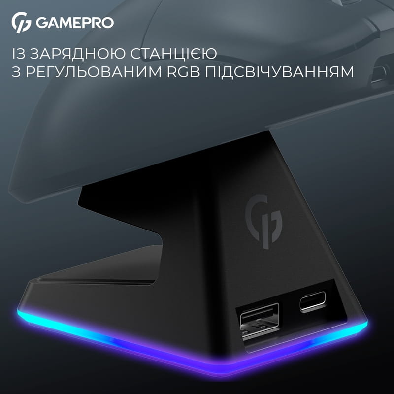 Миша бездротова GamePro Asgard Thor Black (GM023B)