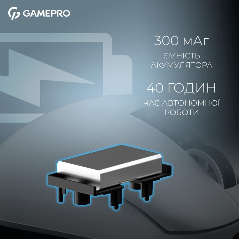 Мышь беспроводная GamePro Asgard Thor White (GM023W)